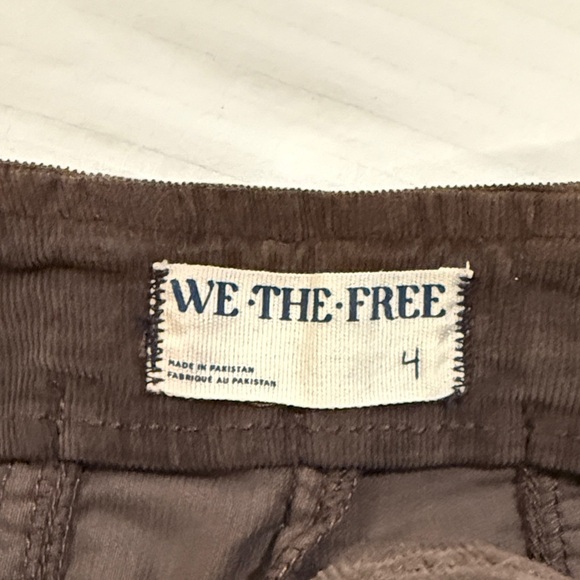 We the Free Brown Corduroy Front Zip Mini Skirt size 4 - Picture 6 of 6